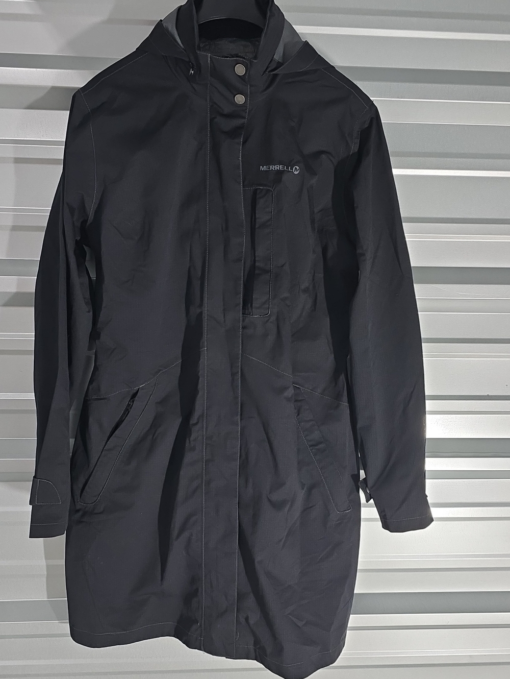 Merrell Black Women's Waterproof Hooded Raincoat